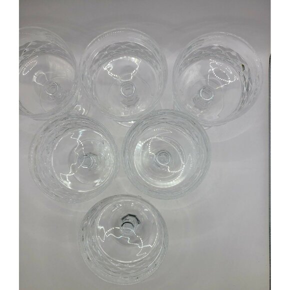 Vtg Cristal D'Arques Champagne Sherbet Glasses Clear Set of 6 Made in France - Picture 3 of 8